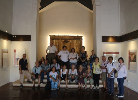 Grupo na Capela de Santiago